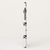 Igels-Muster-Name-Telefon-Hüllen Case-Mate iPhone Hülle (Hinten/Links)