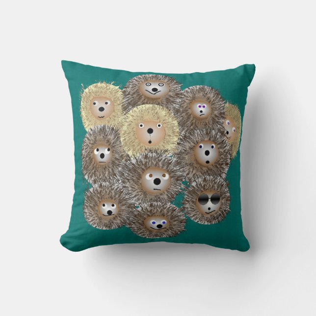 Igels-Party-Kissen Kissen (Vorderseite)