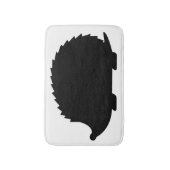 Igels-Silhouette Badematte (Vorderseite Vertikal)