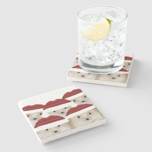 Igels Stone Untersetzer (Seitenansicht)