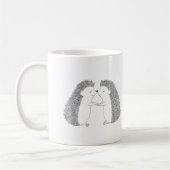 Igels-Tinte, die niedliche Igels-Freund-Liebe Kaffeetasse (Links)