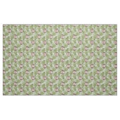 Igels- und Grün-Blätter Stoff (Fat Quarter (45,7 x 55,9 cm))