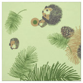 Igels- und Pineconesgewebe Stoff (Muster)