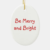 Igels-Weihnachtsbaum Keramikornament (Hinten)