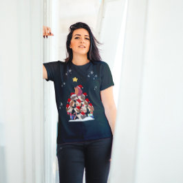 Igels Weihnachtsbaum Santa Caps T-Shirt