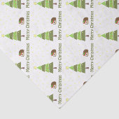 Igels-Weihnachtsszene Seidenpapier (Ausschnitt)