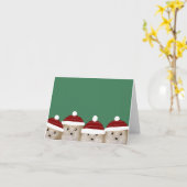 Igels Winter Grußkarte Karte (Gelbe Blume)