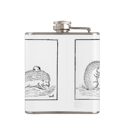 Igelsflasche Flachmann (Rückseite)