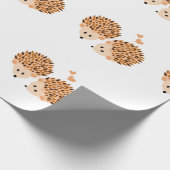 Igelsillustration Geschenkpapier (Ecke)