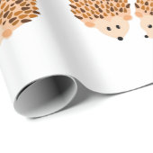 Igelsillustration Geschenkpapier (Rolleneckpunkt)