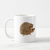 Igelsmorgen mit einer Schale Kaffee, Kaffeetasse (Links)