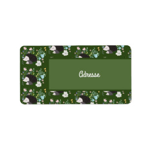 Igelwiese Adressaufkleber