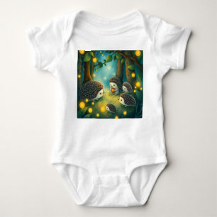 Igelzauber im Lichterwald Baby Strampler