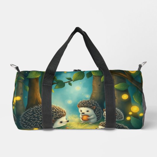  Igelzauber im Lichterwald Duffle Bag (Vorderseite)
