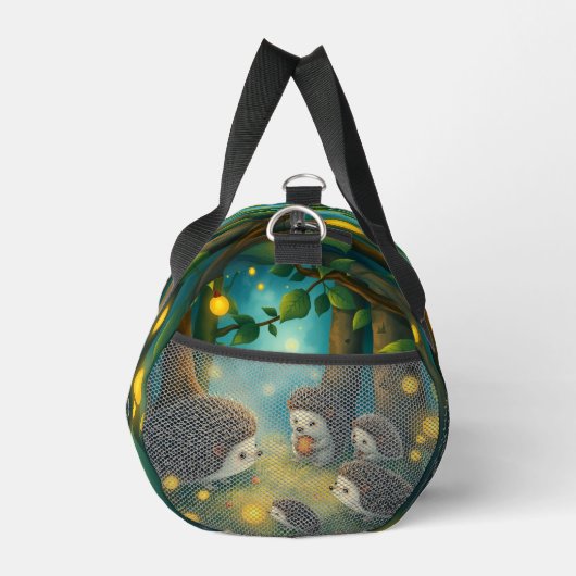 Igelzauber im Lichterwald Duffle Bag (Rechts)