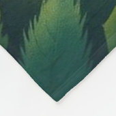  Igelzauber im Lichterwald Fleecedecke (Ecke)