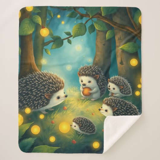Igelzauber im Lichterwald Sherpadecke (Vorderseite)