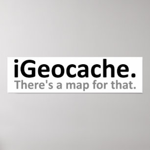 iGeocache Lustiges Poster