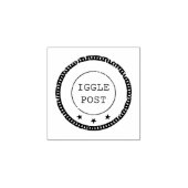 IGGPPC Iggle Post Briefmarke Gummistempel (Prägung)
