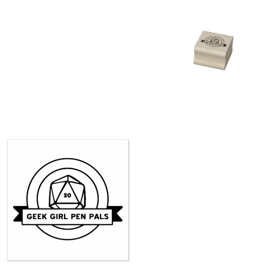 IGGPPC-Logo-Briefmarke Gummistempel (Stempel)