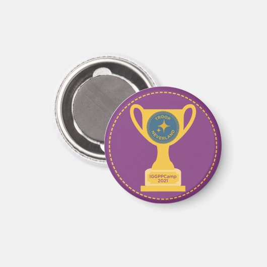 IGGPPCamp 2021 Camp Cup Gewinner Magnet (Vorderseite/Rückseite)
