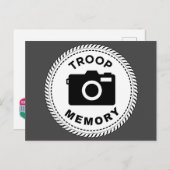 IGGPPCamp 2023 Troop-Memory-Postkarte Postkarte (Vorne/Hinten)