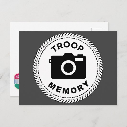 IGGPPCamp 2023 Troop-Memory-Postkarte Postkarte (Vorne/Hinten)