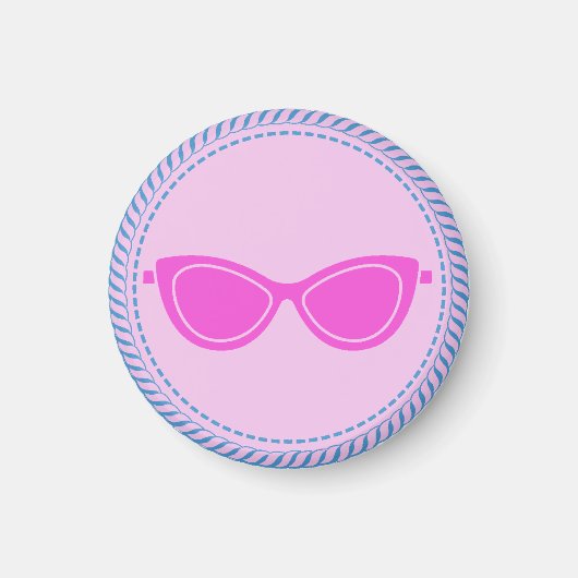 IGGPPCamp 2025 Trupp Sunset Pride Magnet (Vorne)