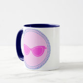 IGGPPCamp 2025 Trupp Sunset Pride Tasse (Vorderseite Links)