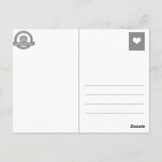 IGGPPCamp 2025 Truppenpride Siren Postkarte (Rückseite)