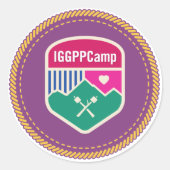 IGGPPCamp Abzeichen Sticker (Vorderseite)