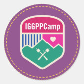 IGGPPCamp Abzeichen Sticker (Vorderseite)