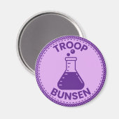IGGPPCamp Magnet - Bunsen-Variante (Vorderseite/Rückseite)