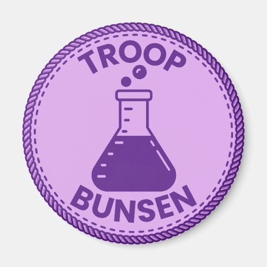 IGGPPCamp Magnet - Bunsen-Variante (Vorne)