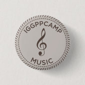 IGGPPCamp Musik-Abzeichen Button (Vorderseite)
