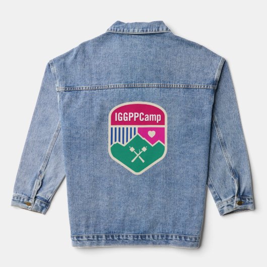 IGGPPCamp Pride Denim Jacket Jeansjacke (Rückseite)