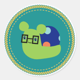 IGGPPCamp Schneckenkleber Runder Aufkleber