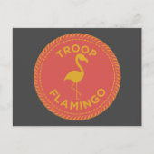 IGGPPCamp Troop Flamingo Postcard Postkarte (Vorderseite)