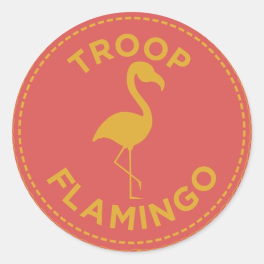 IGGPPCamp Troop Flamingo Stickers (Vorderseite)
