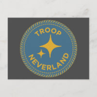 IGGPPCamp-Truppe in Neverland Postkarte