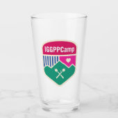 IGGPPCamp Tumbler-Bierglas Glas (Vorderseite)