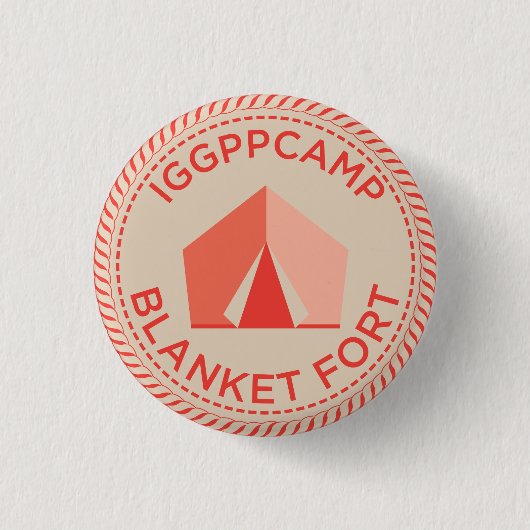 IGGPPCamp umfassendes Fort-Abzeichen Button (Vorderseite)