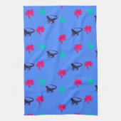 Iggy in der Küche Geschirrtuch (Vertikal)