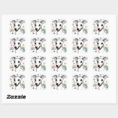 Iggy Italian Greyhound Doodle Stickers (Blatt)