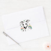 Iggy Italian Greyhound Doodle Stickers (Umschlag)