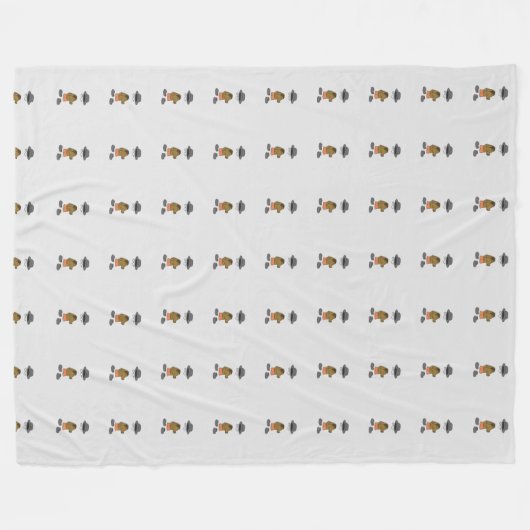 Iggy the Invisible Boy Fleecedecke (Vorderseite (Horizontal))