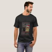 Ight Immo Zone Out Cat Staring Weihnachtskraut V T-Shirt (Vorne ganz)