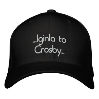 Iginla nach Crosby Bestickte Baseballkappe