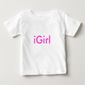 iGirl Onsie Baby T-shirt (Vorderseite)
