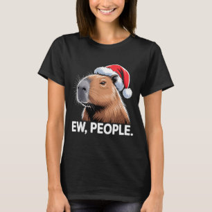 Igitt Leute Capybara Weihnachts Humor T-Shirt